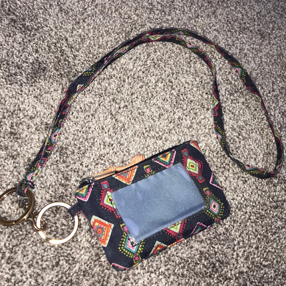 Vera Bradley Card/ID Holder w/Lanyard